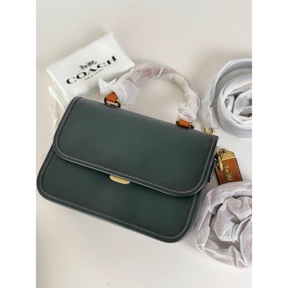 Coach Rogue Top Handle Crossbody Bag Amazon Green C6860 - Picture 7 of 11